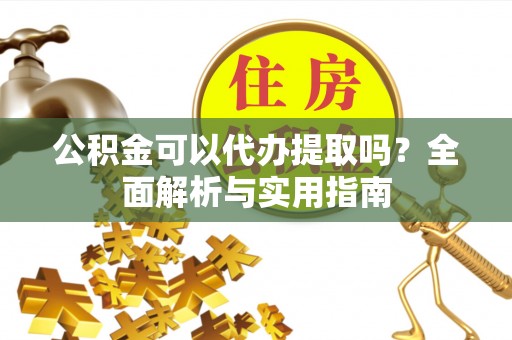 田东公积金可以代办提取吗？全面解析与实用指南