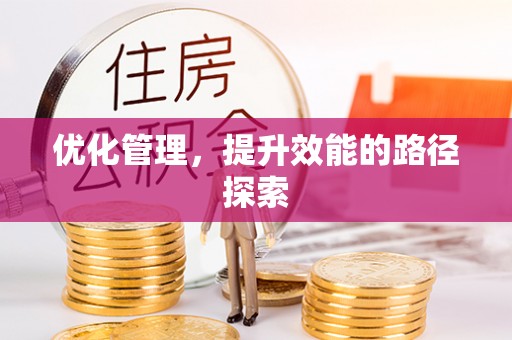 田东优化管理，提升效能的路径探索