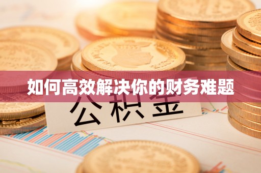 田东如何高效解决你的财务难题