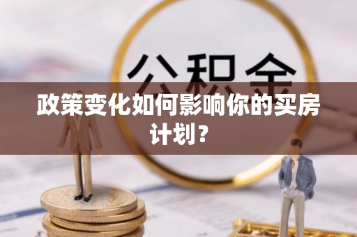 田东政策变化如何影响你的买房计划？