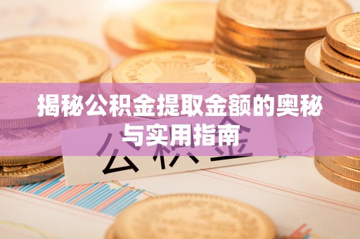 田东揭秘公积金提取金额的奥秘与实用指南