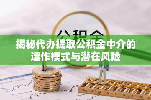 田东揭秘代办提取公积金中介的运作模式与潜在风险