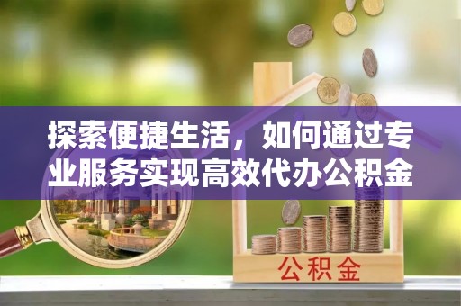 田东探索便捷生活，如何通过专业服务实现高效代办公积金提取
