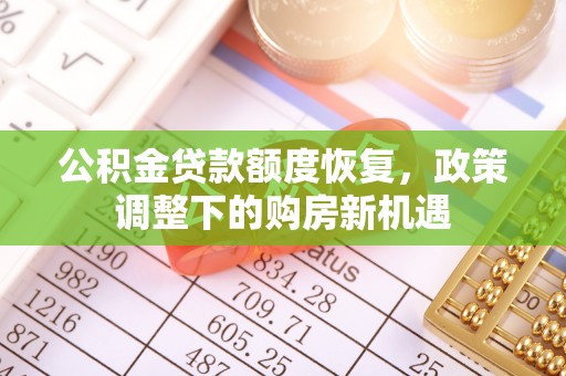 田东公积金贷款额度恢复，政策调整下的购房新机遇