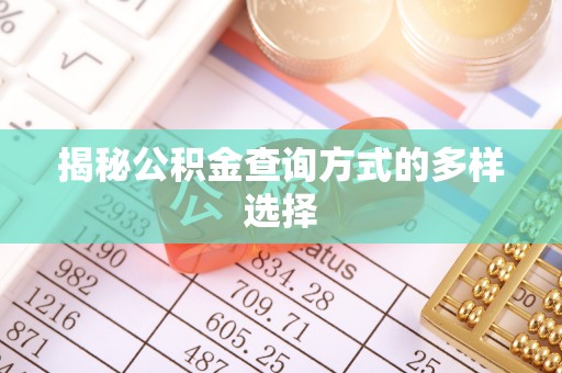 田东揭秘公积金查询方式的多样选择