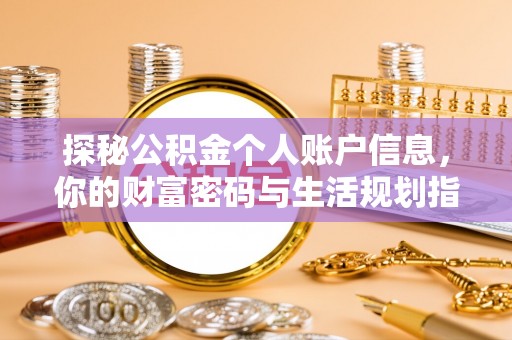田东探秘公积金个人账户信息，你的财富密码与生活规划指南