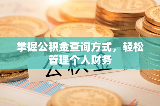 田东掌握公积金查询方式，轻松管理个人财务